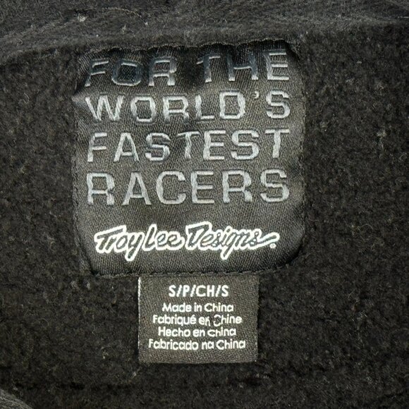 Troy Lee Designs Hoodie Mens Small S Black GasGas Racing Pullover Sweatshirt - Picture 3 of 7